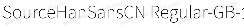 SourceHanSansCN Regular-GB字体转换